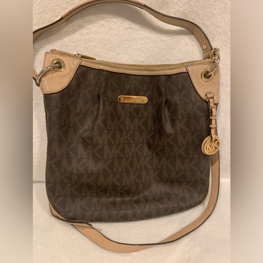 Michael Kors purse with handle and shoulder strap